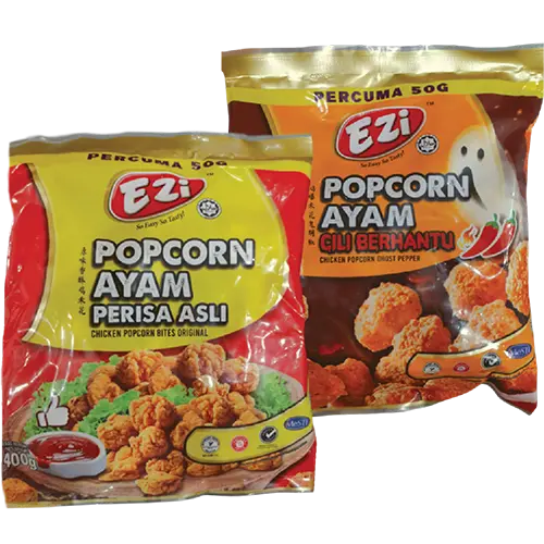 EZI CHICKEN POPCORN / BITES ORIGINAL / GHOST PEPPER 400G