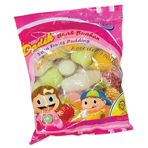 NBI DADIH SOYA FRUITS PUDDING ASSORTED 20'SX16G