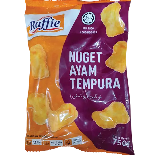 RAFFIE NUGET AYAM TEMPURA 750G